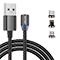 کابل شارژ مغناطیسی3کله MicroUSB/USB-C/لایتنینگ دنمن مدل D09E طول 1 متر	
